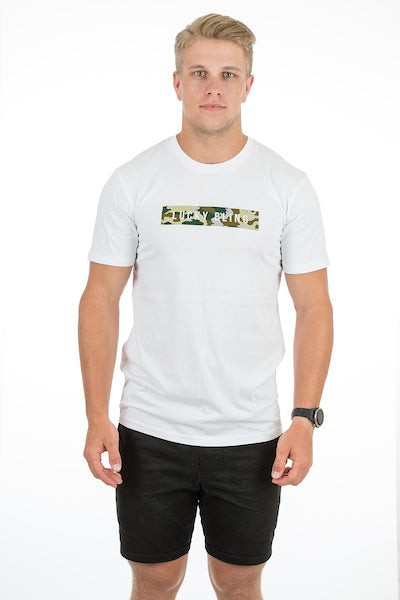 MENS CAMO PODIUM TEE BLACK