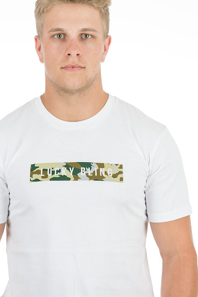 MENS CAMO PODIUM TEE BLACK