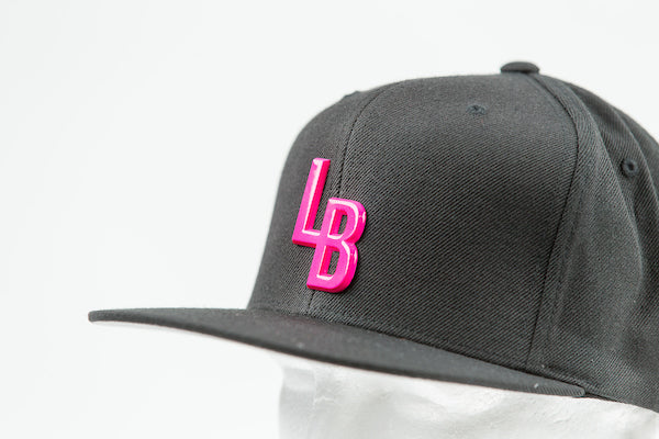 LB PINK / BLACK BASEBALL SNAPBACK