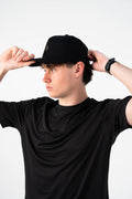 Momentum Oversized Tee in Black