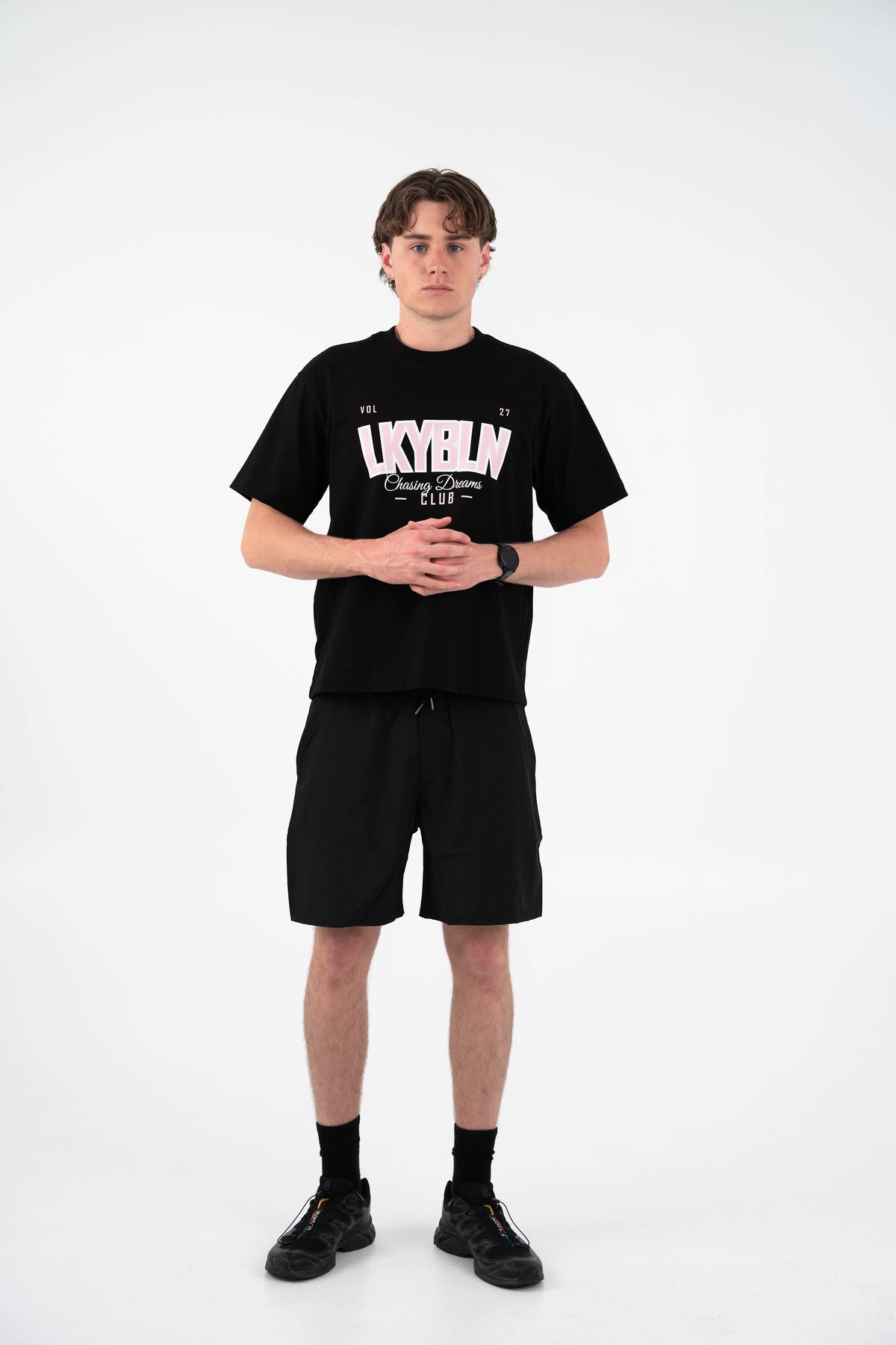 Chasing Dreams Club Tee in Black