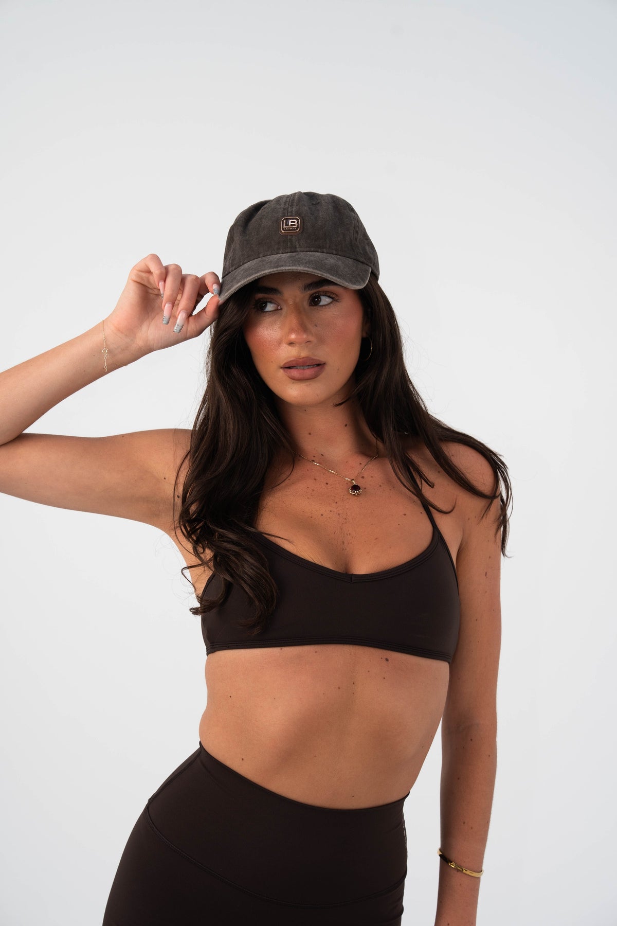 Vision Washed Dad Cap in Washed Chocolate
