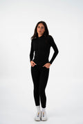 Contour Zip Jacket in Black