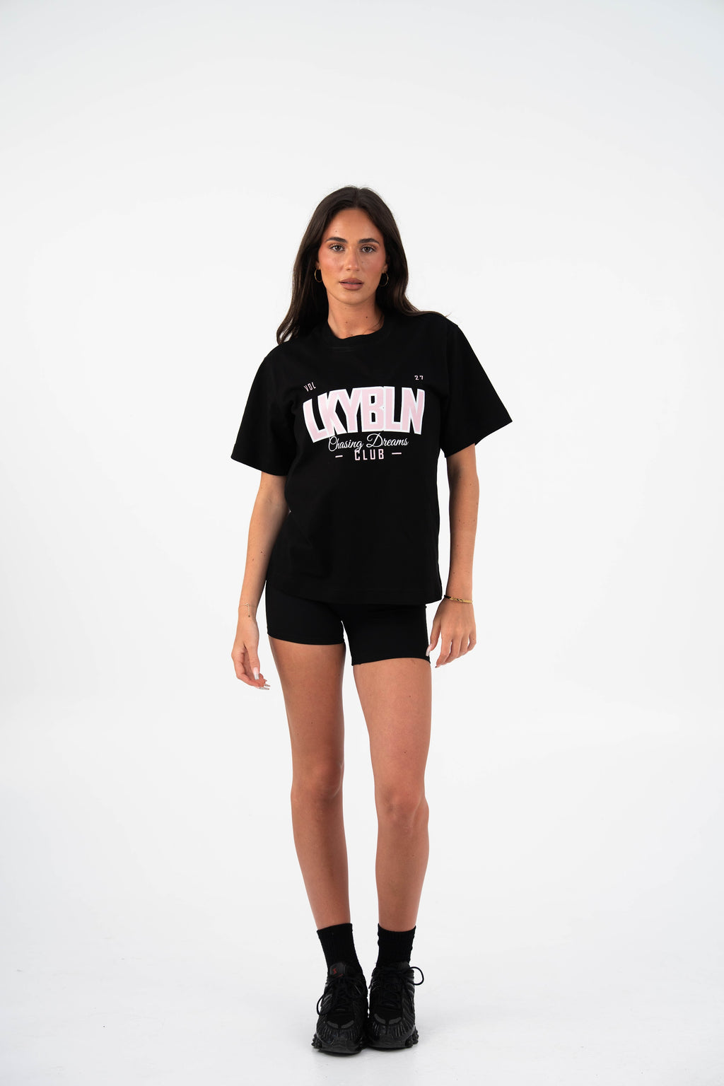 Chasing Dreams Club Tee in Black