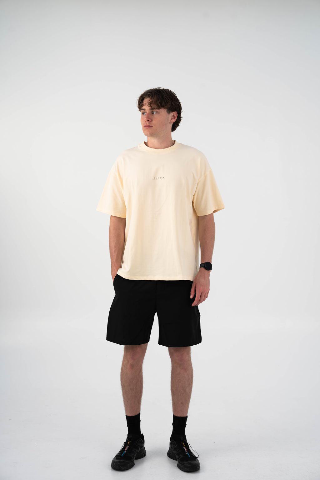 Momentum Oversized Tee in Butter