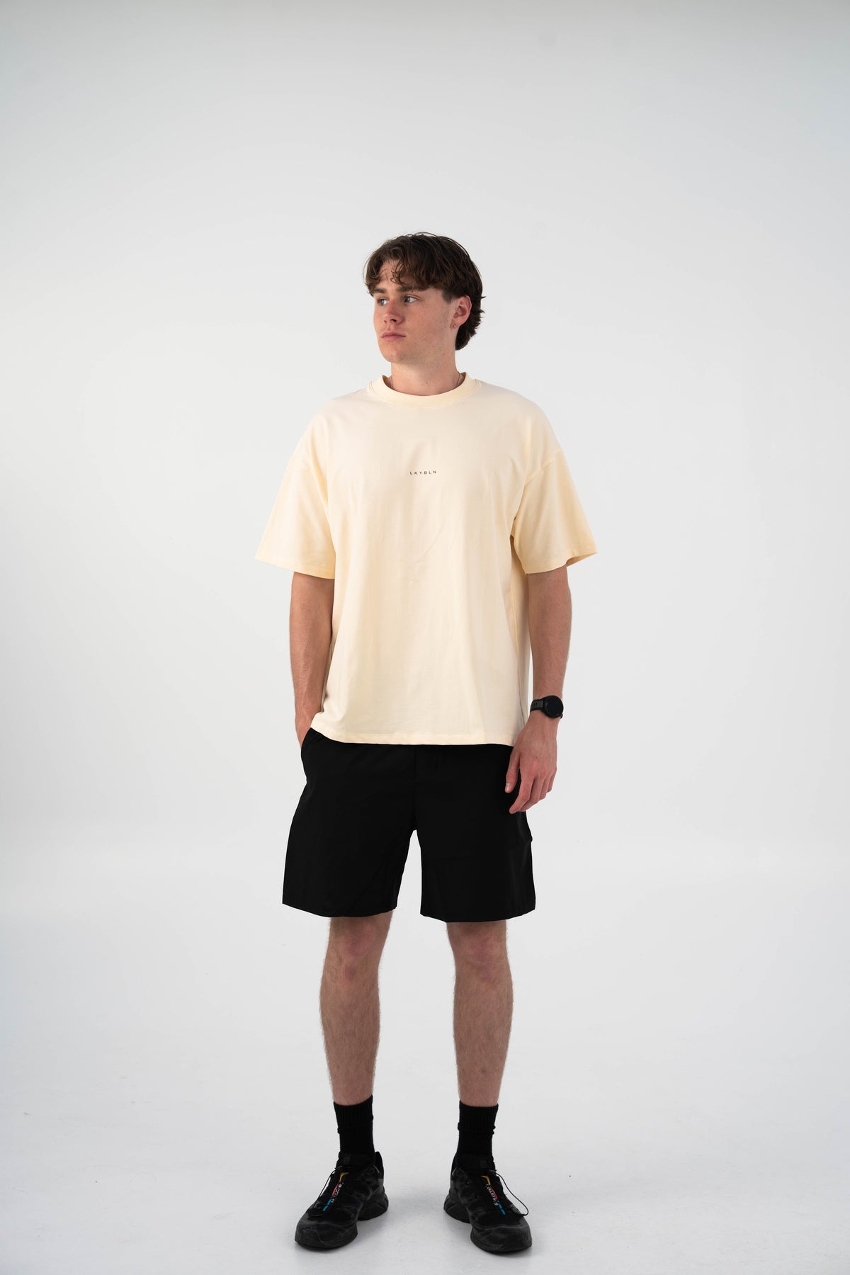 Momentum Oversized Tee in Butter