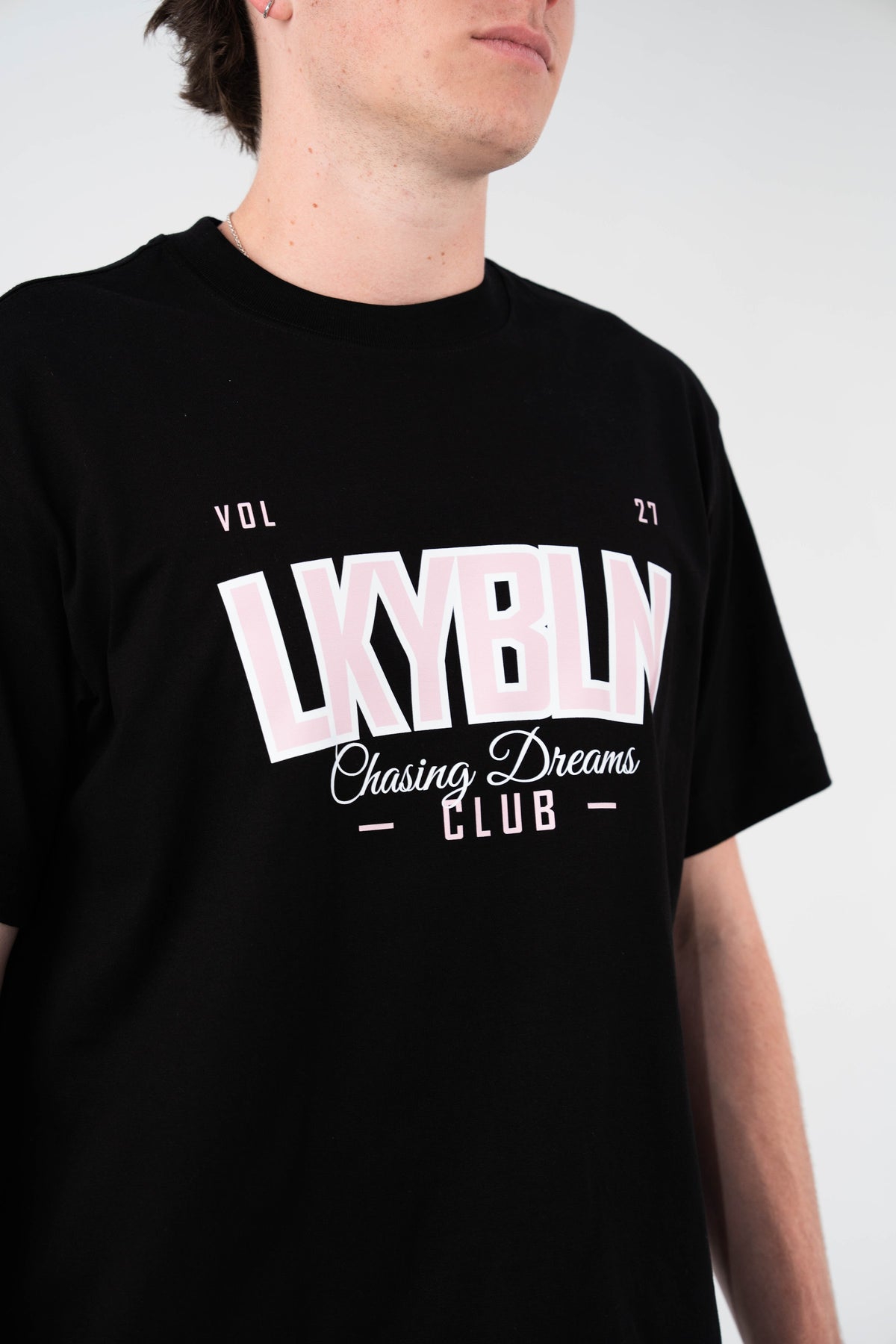 Chasing Dreams Club Tee in Black
