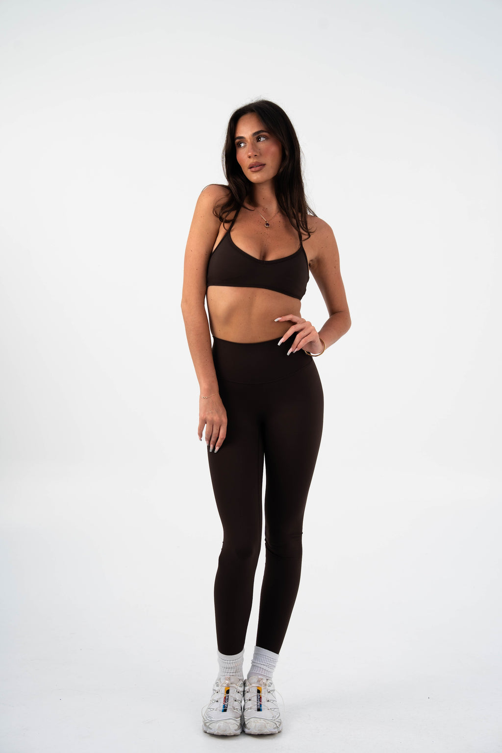 Long Game Legging in Espresso