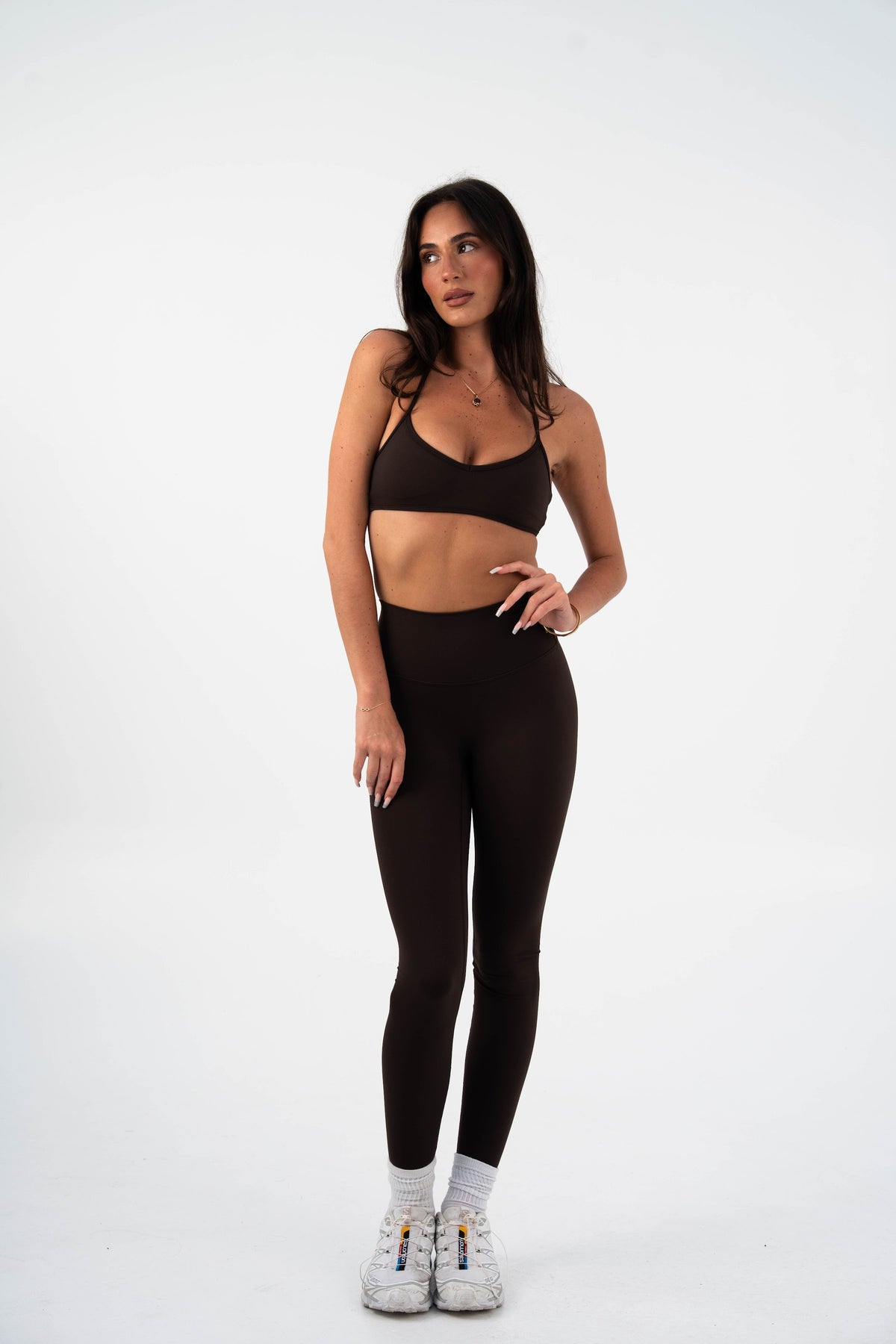 Long Game Legging in Espresso