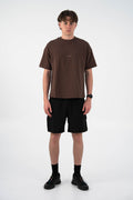 Momentum Oversized Tee in Chocolate